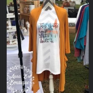 Zenana Mustard Cardigan